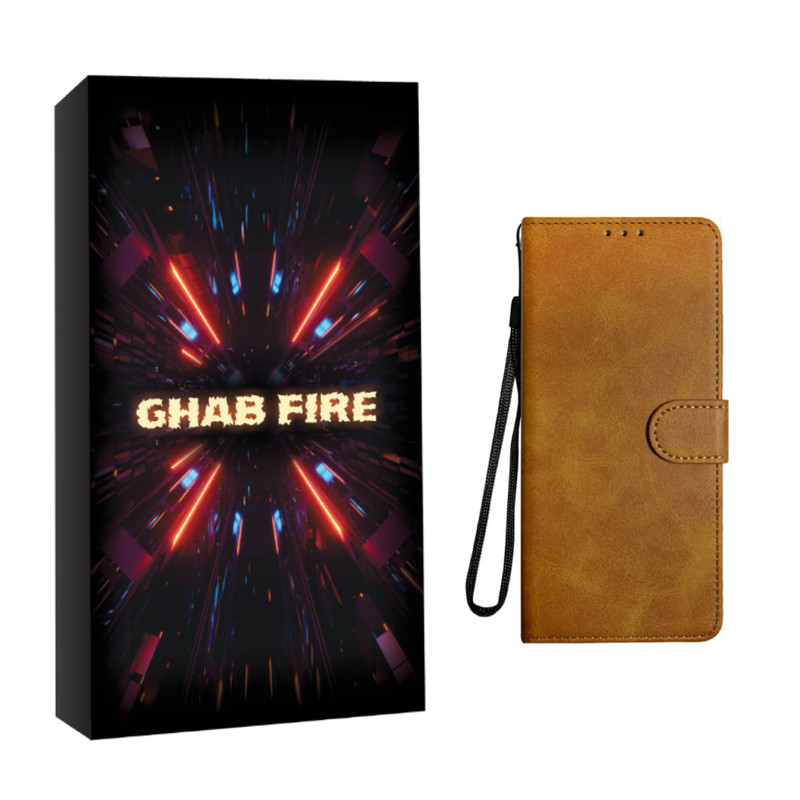 کیف کلاسوری قاب فایر مدل KIF مناسب برای گوشی موبایل سامسونگ GALAXY S24 ULTRA به همراه بند آویز