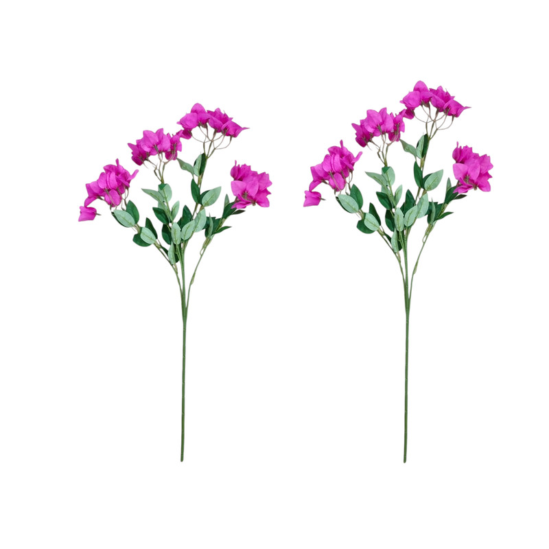 گل مصنوعی مدل شاخه شکوفه گل کاغذی مجموعه ۲ عددی