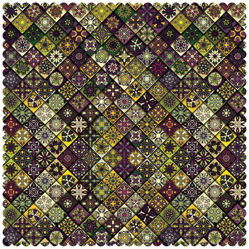 رومیزی رنس مدل T1-42077 سایز 90x95 سانتی متر