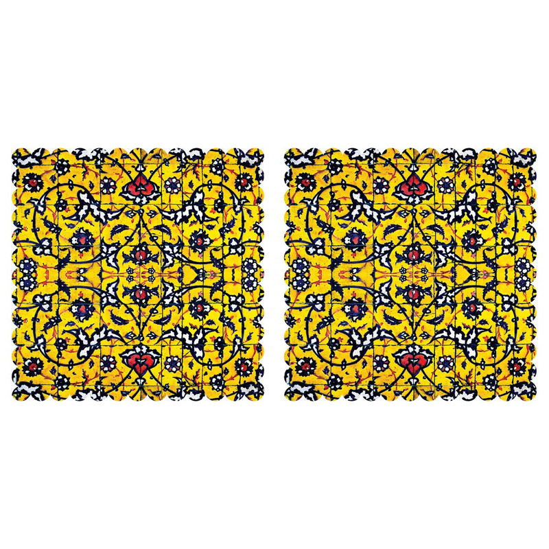 رومیزی رنس مدل T3-42133 سایز 40x40 سانتی متر مجموعه 2 عددی