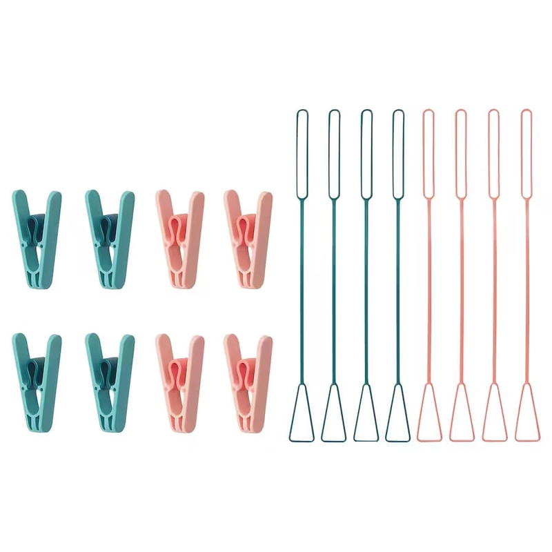 گیره لباس ایکیا مدل SLIBB کد 404.990.02 بسته 16 عددی