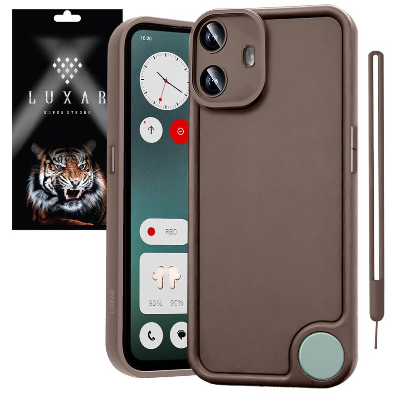 کاور لوکسار مدل CMFPhone1 -Puffer band مناسب برای گوشی موبایل ناتینگ CMF Phone 1 به همراه بند آویز