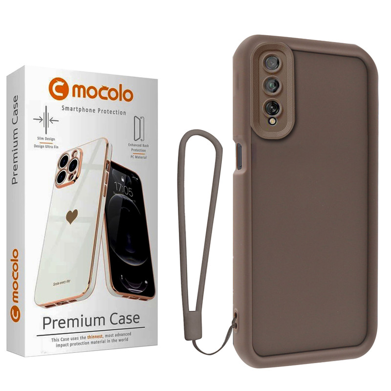 کاور موکولو مدل Silicone Puffer Strap مناسب برای گوشی موبایل سامسونگ Galaxy A7 2018 به همراه بند آویز