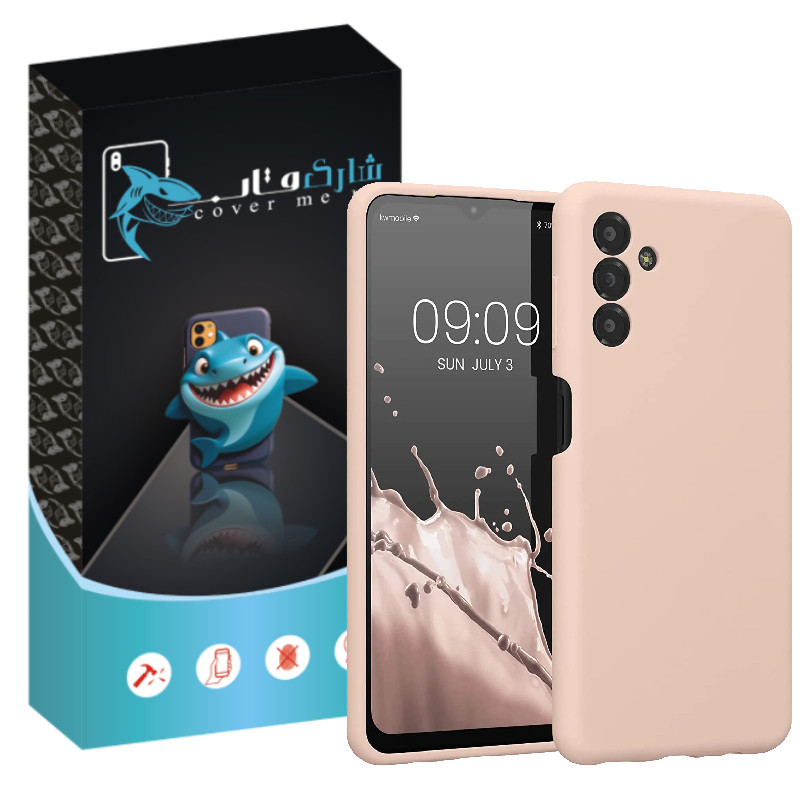 کاور شارک قاب مدل سیلیکونی مناسب برای گوشی موبایل سامسونگ Galaxy A16