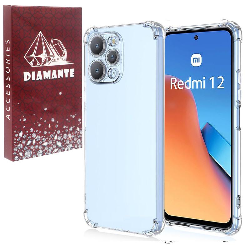کاور دیامانته مدل ساده مناسب برای گوشی موبایل شیائومی Redmi12 4G