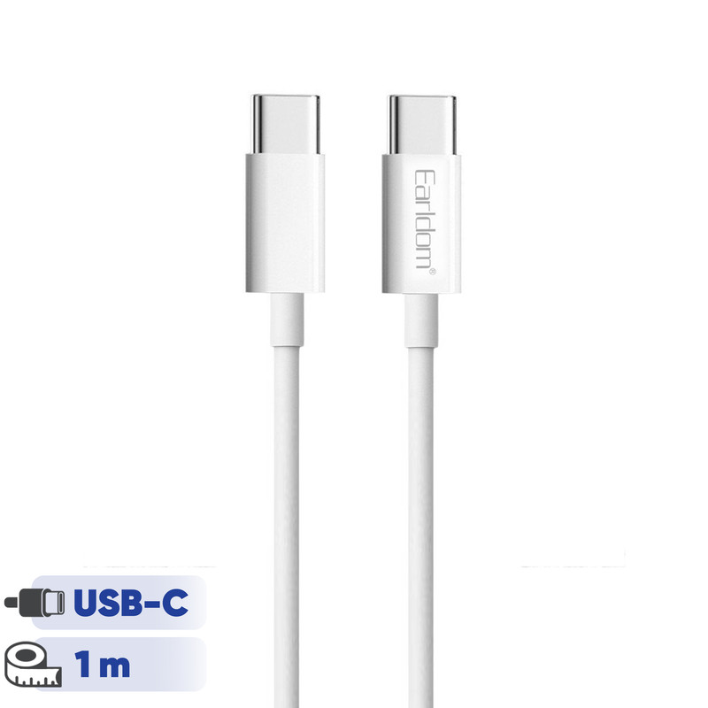 کابل USB-C ارلدام مدل EC-166c PD60W طول 1 متر