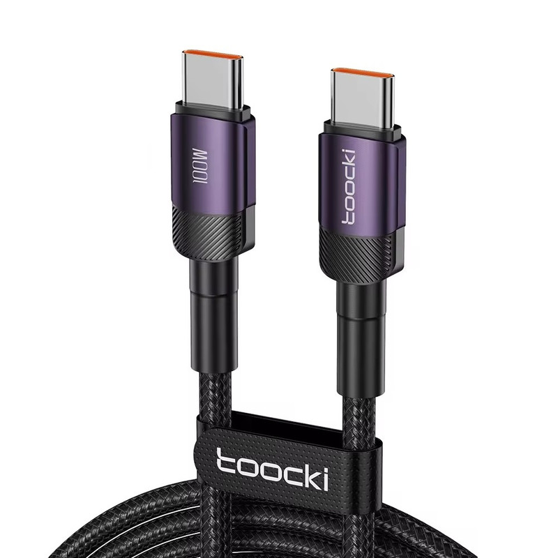 کابل تبدیل USB-C توکی مدل 100W TQ-X12 طول 1 متر