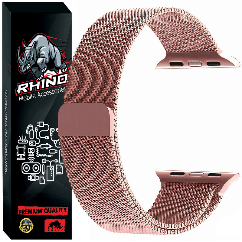 بند راینو مدل Milan-Mag مناسب برای اپل واج سری 7 / 8 / 9 / 10 سایز 45 / 46 mm