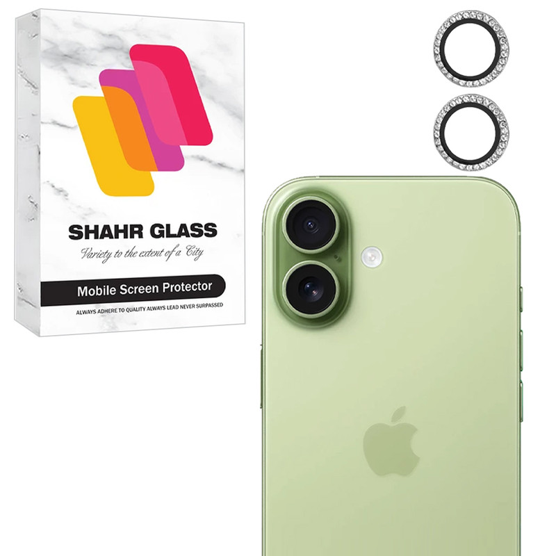 محافظ لنز دوربین شیشه‌ای شهر گلس مدل NRIS20 مناسب برای گوشی موبایل اپل iPhone 17