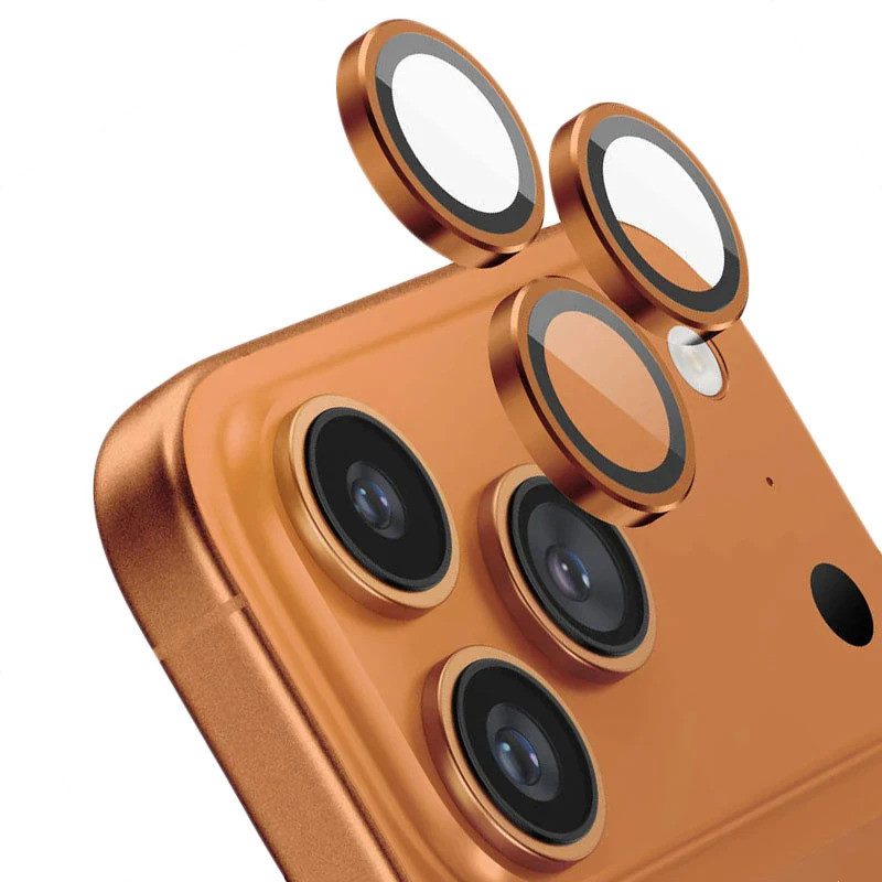 محافظ لنز دوربین فلزی مدل lens  مناسب برای گوشی موبایل اپل  iphone 17promax /17pro