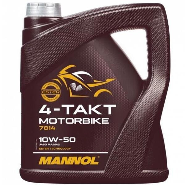 روغن موتور سیکلت تمام سنتتیک مانول مدل SP 10W-50 حجم 4 لیتر