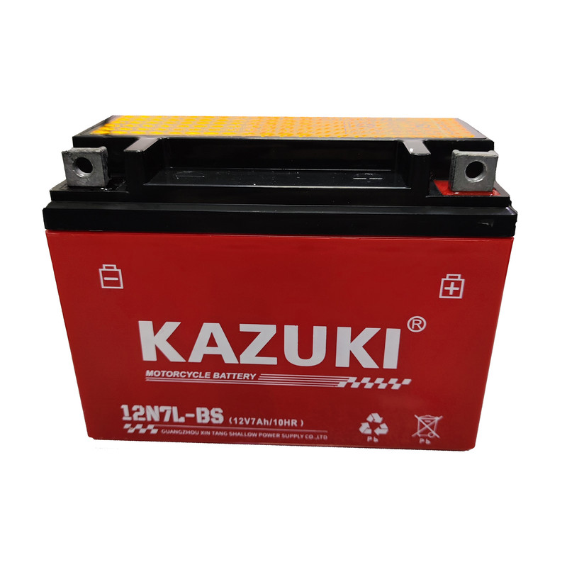 باتری موتورسیکلت 12 ولت 7 آمپر کازوکی مدل 12v7lbs