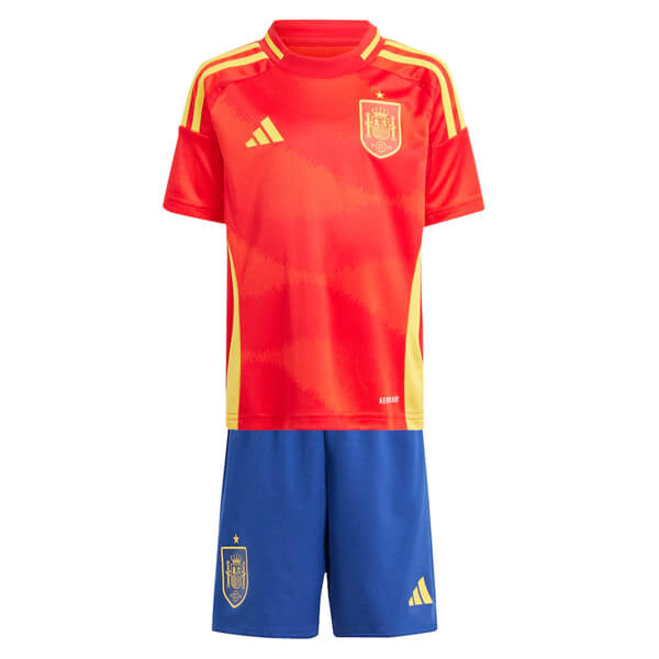 ست تی شرت و شلوارک ورزشی مردانه مدل اسپانیا Home 2024