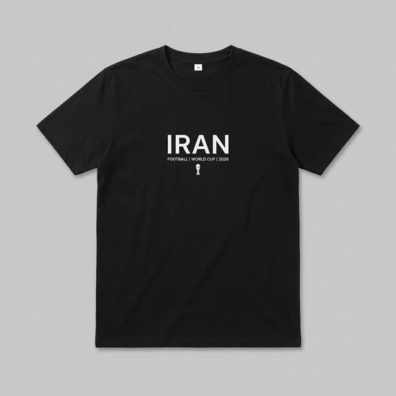تی‌شرت ورزشی آستین کوتاه مردانه مدل ایران